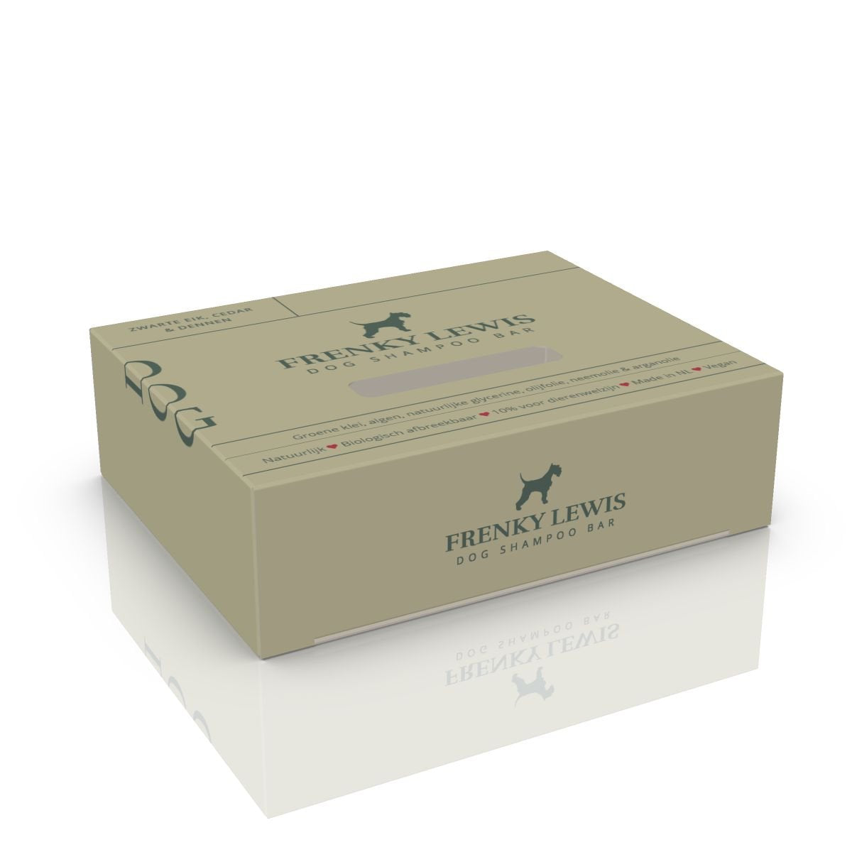 Frenky Lewis 100% Natural Dog Shampoo Bar - Black Oak, Cedar & Pine