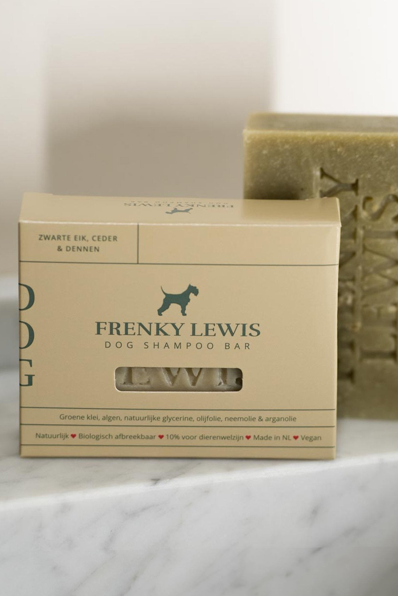 Frenky Lewis 100% Natural Dog Shampoo Bar - Black Oak, Cedar & Pine