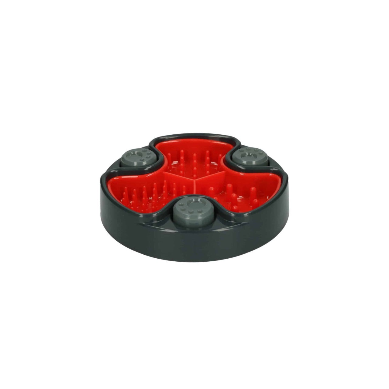 Anti-Schrok Feeding Bowl Eat Slow Live Longer Puzzle and Feed Red *