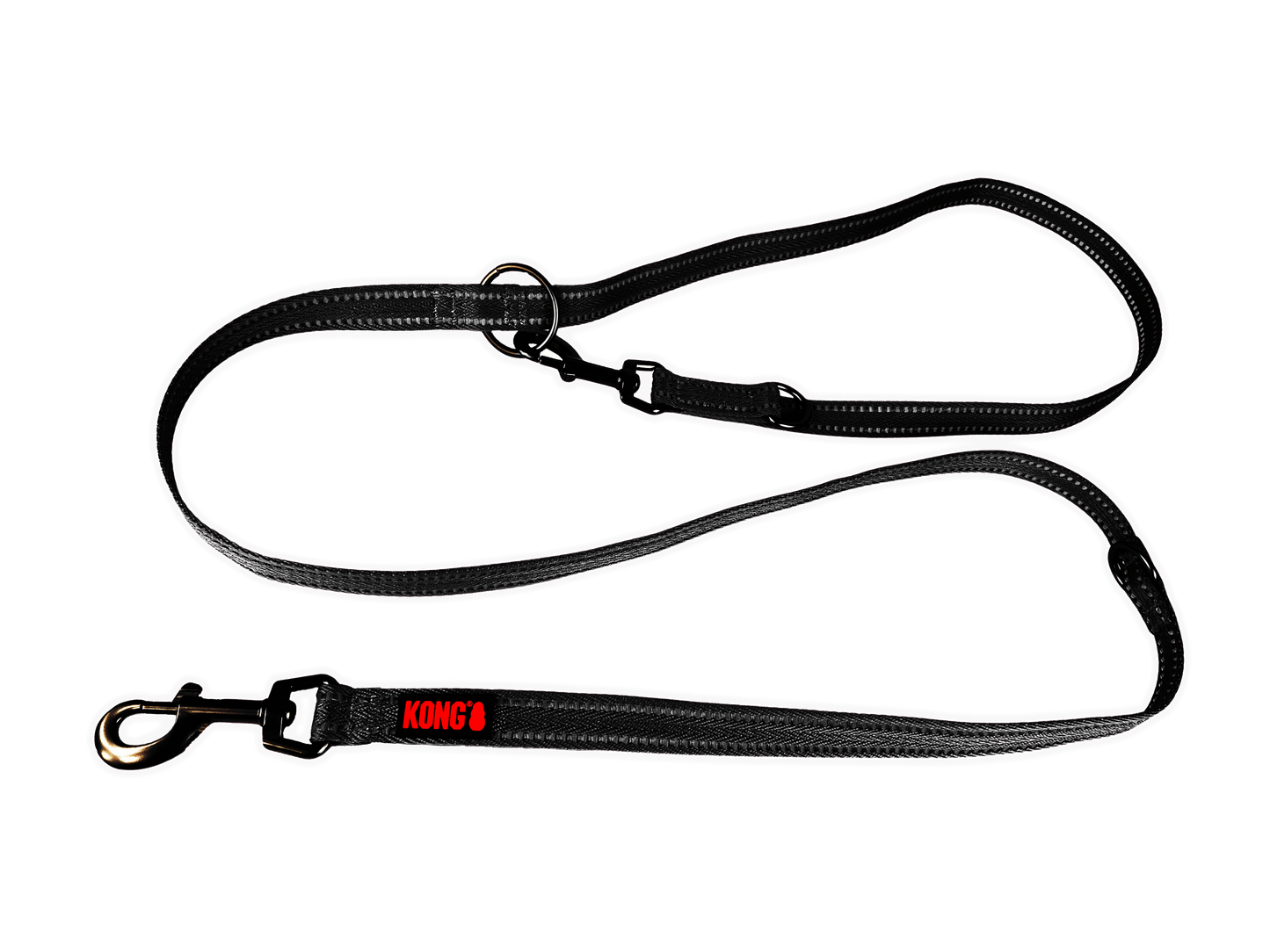 Kong Hondenriem Adjustable leash zwart