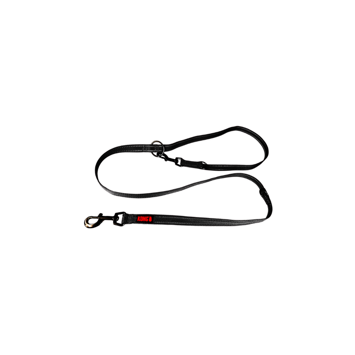 Kong Hondenriem Adjustable leash zwart
