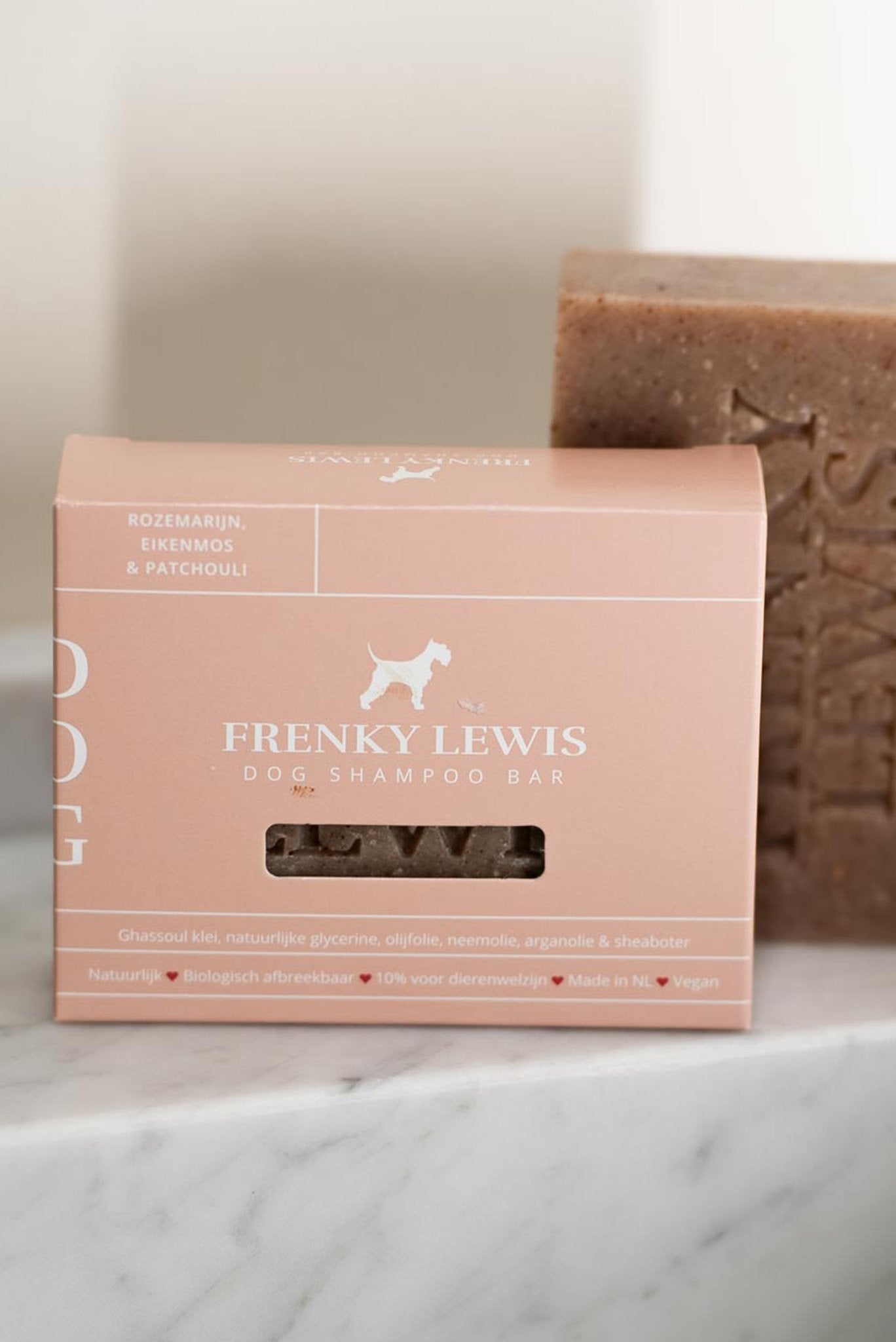 Frenly Lewis Natuurlijke Dog Shampoo Bar – Rozemarijn, Eikenmos & Patchouly