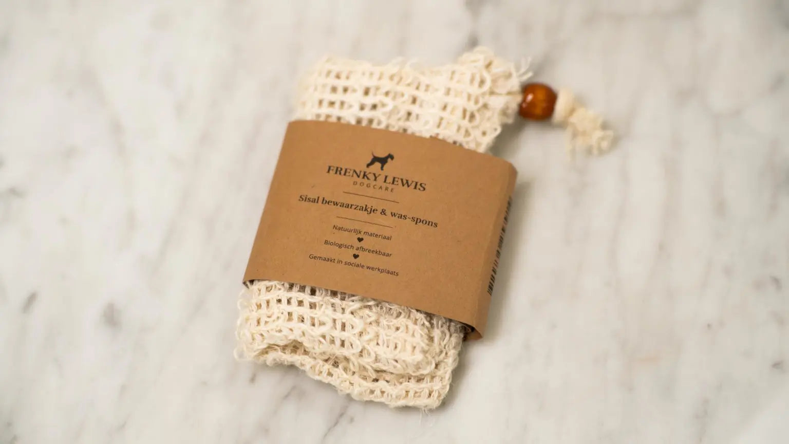 Sisal Bewaarzakje & Was & Spons