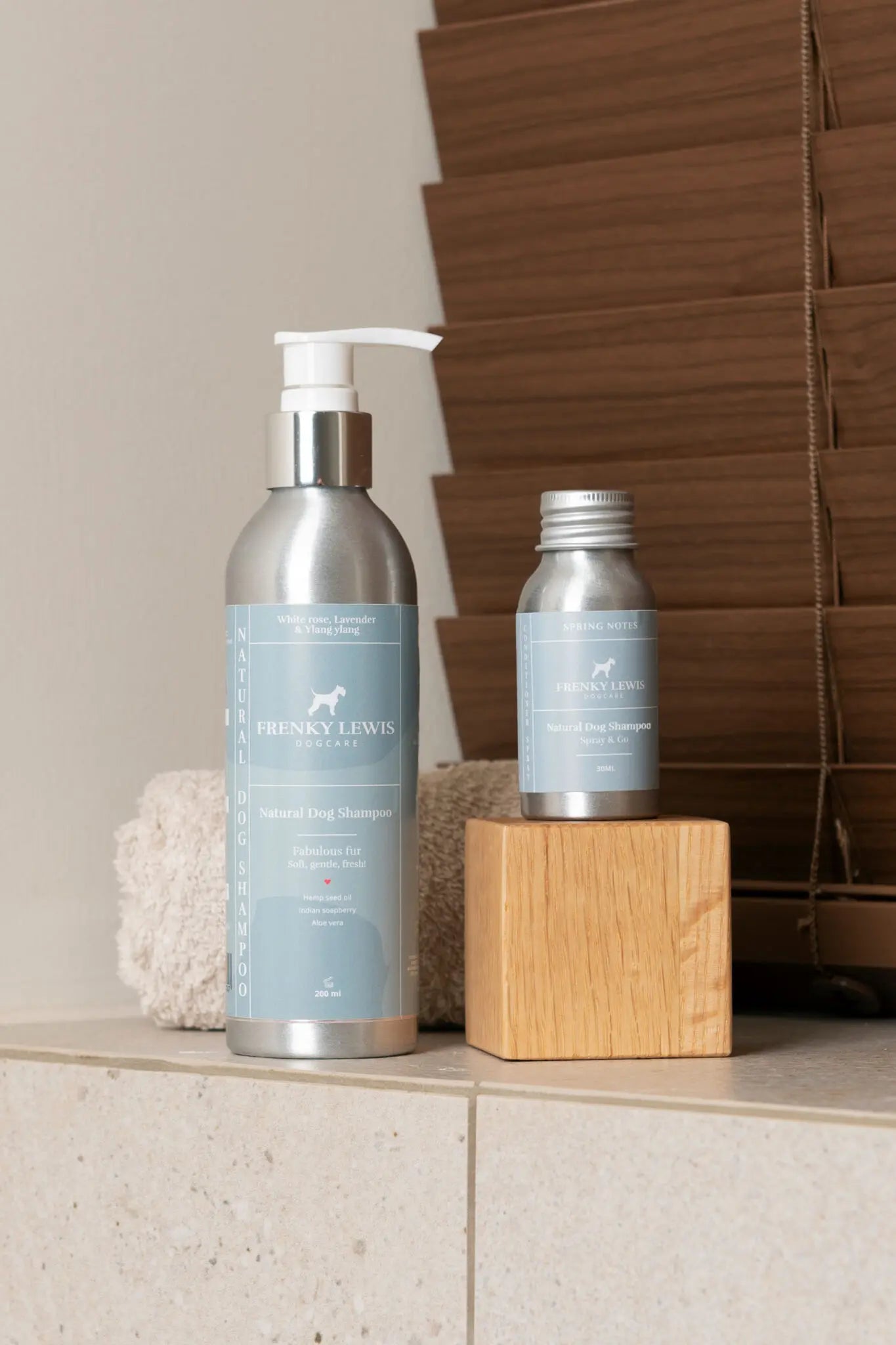 Frenky Lewis Hundeshampoo – Weiße Rose, Lavendel, Ylang Ylang