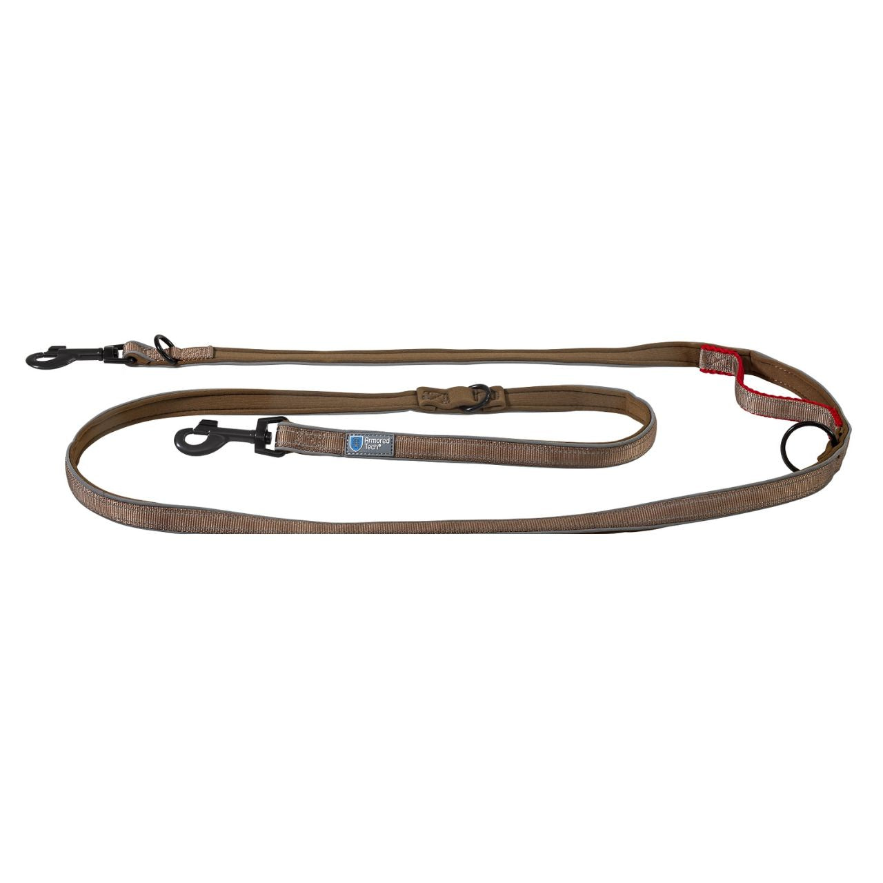 De ArmoredTech hondenriem Mocca 15 mm is een slanke, sterke en comfortabele hondenriem van hoge kwaliteit. Gemaakt in Duitsland, weerbestendig en voorzien van reflecterende details voor optimale veiligheid.