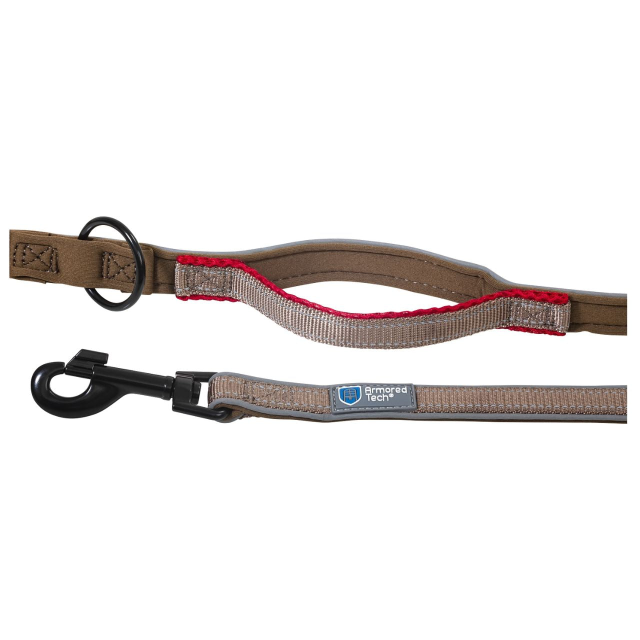 De ArmoredTech hondenriem Mocca 15 mm is een slanke, sterke en comfortabele hondenriem van hoge kwaliteit. Gemaakt in Duitsland, weerbestendig en voorzien van reflecterende details voor optimale veiligheid.