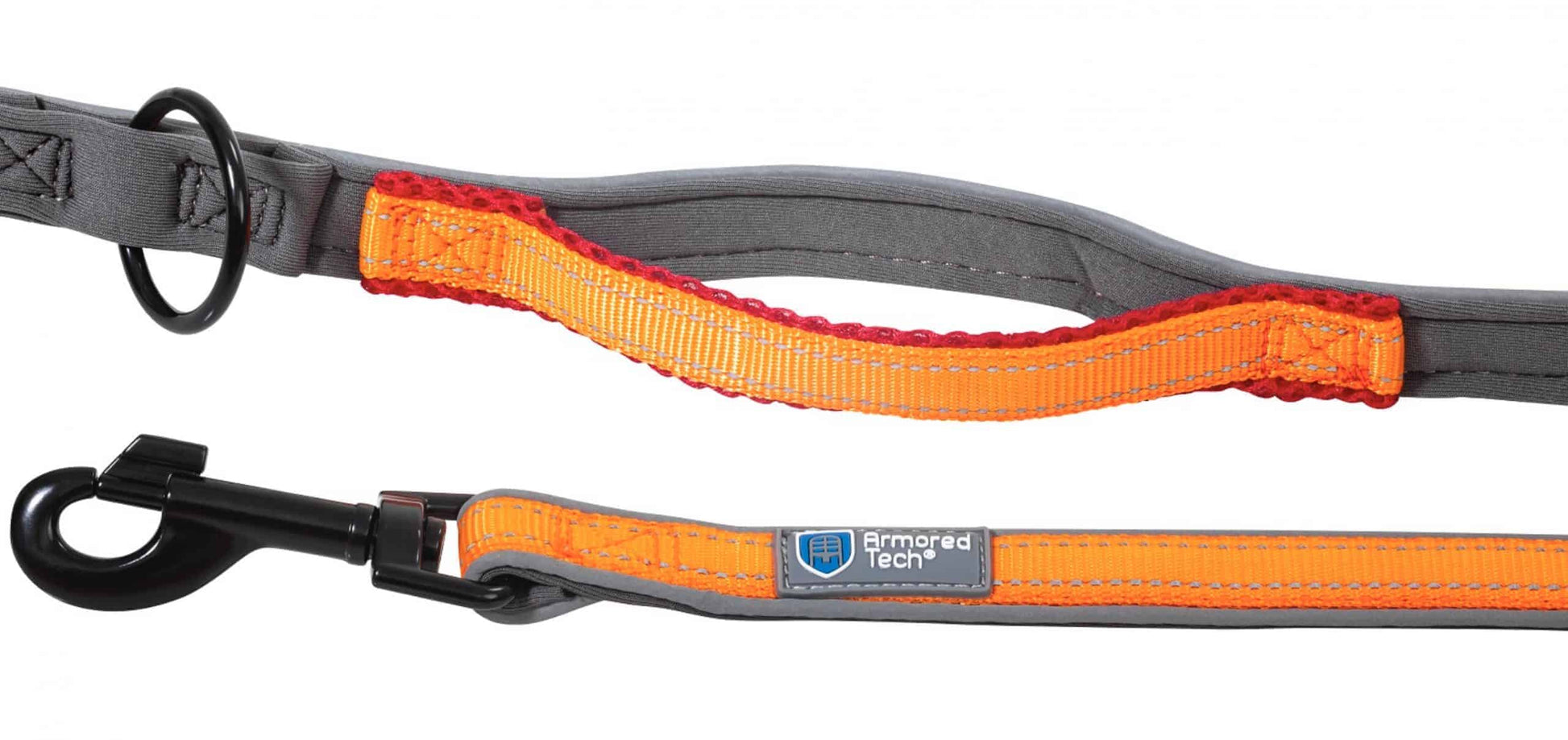De ArmoredTech hondenriem oranje 15 mm is een slanke en comfortabele hondenriem van hoge kwaliteit. Gemaakt in Duitsland, weerbestendig en voorzien van reflecterende naden voor extra veiligheid.