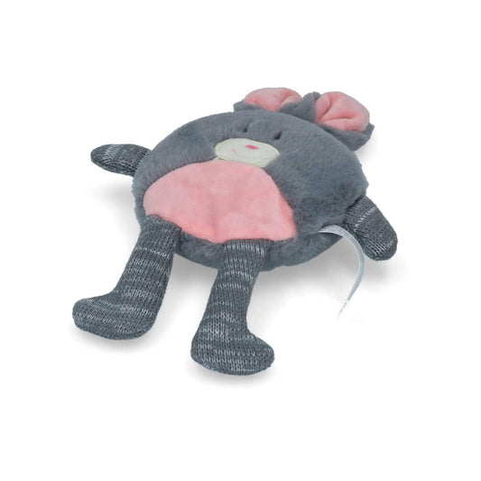 “Bunny Puppy Flat Rabbit – zacht hondenspeeltje met pieper & lavendelgeur. Duurzaam, dubbel gestikt en steunt Hulphond Nederland. Perfect voor pups!”