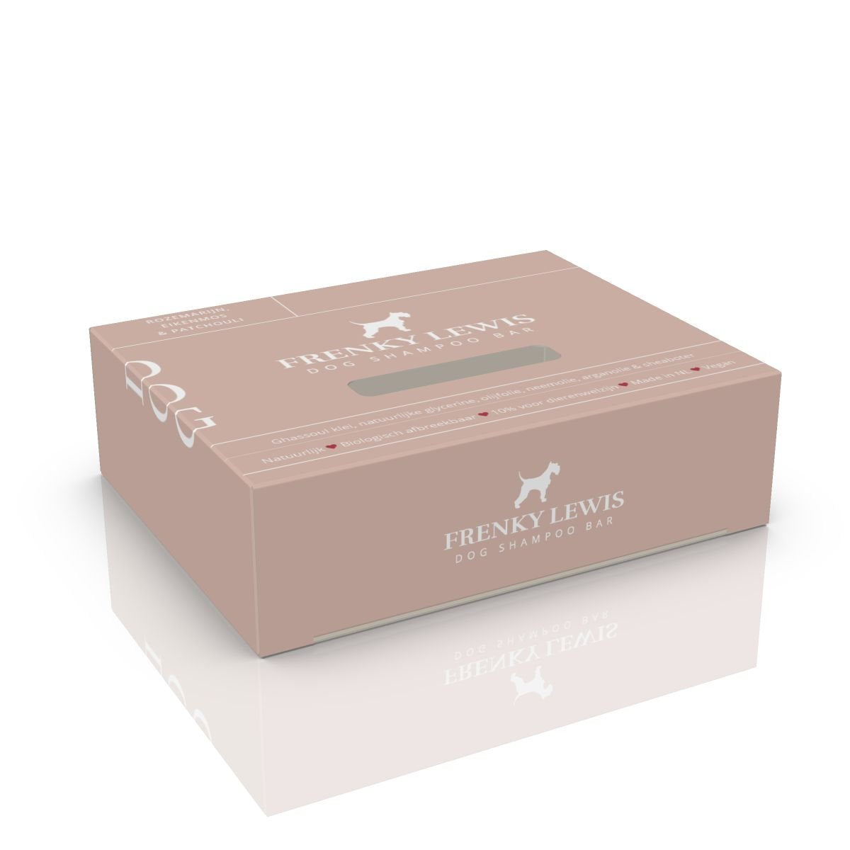 Frenly Lewis Natuurlijke Dog Shampoo Bar – Rozemarijn, Eikenmos & Patchouly