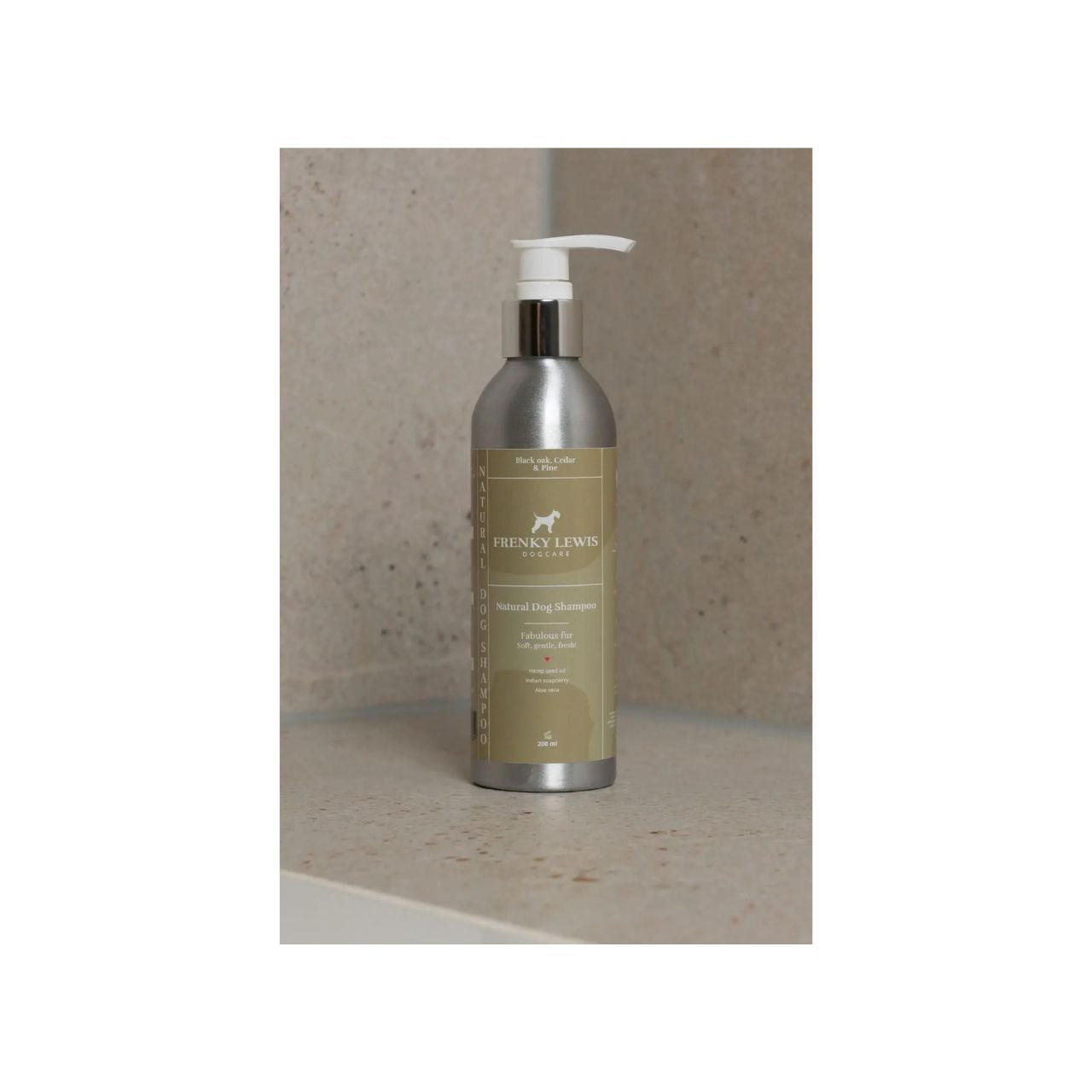 Frenky Lewis Hundeshampoo – Schwarze Eiche, Zeder, Kiefern – 200 ml