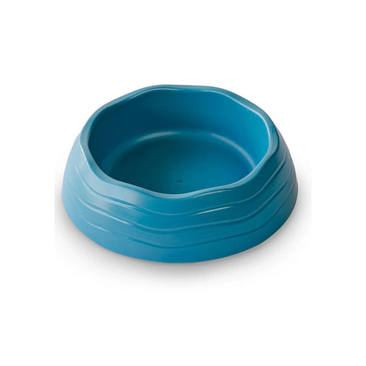 Feeding bowl made from recycled plastic from the ocean - Ocean Blue