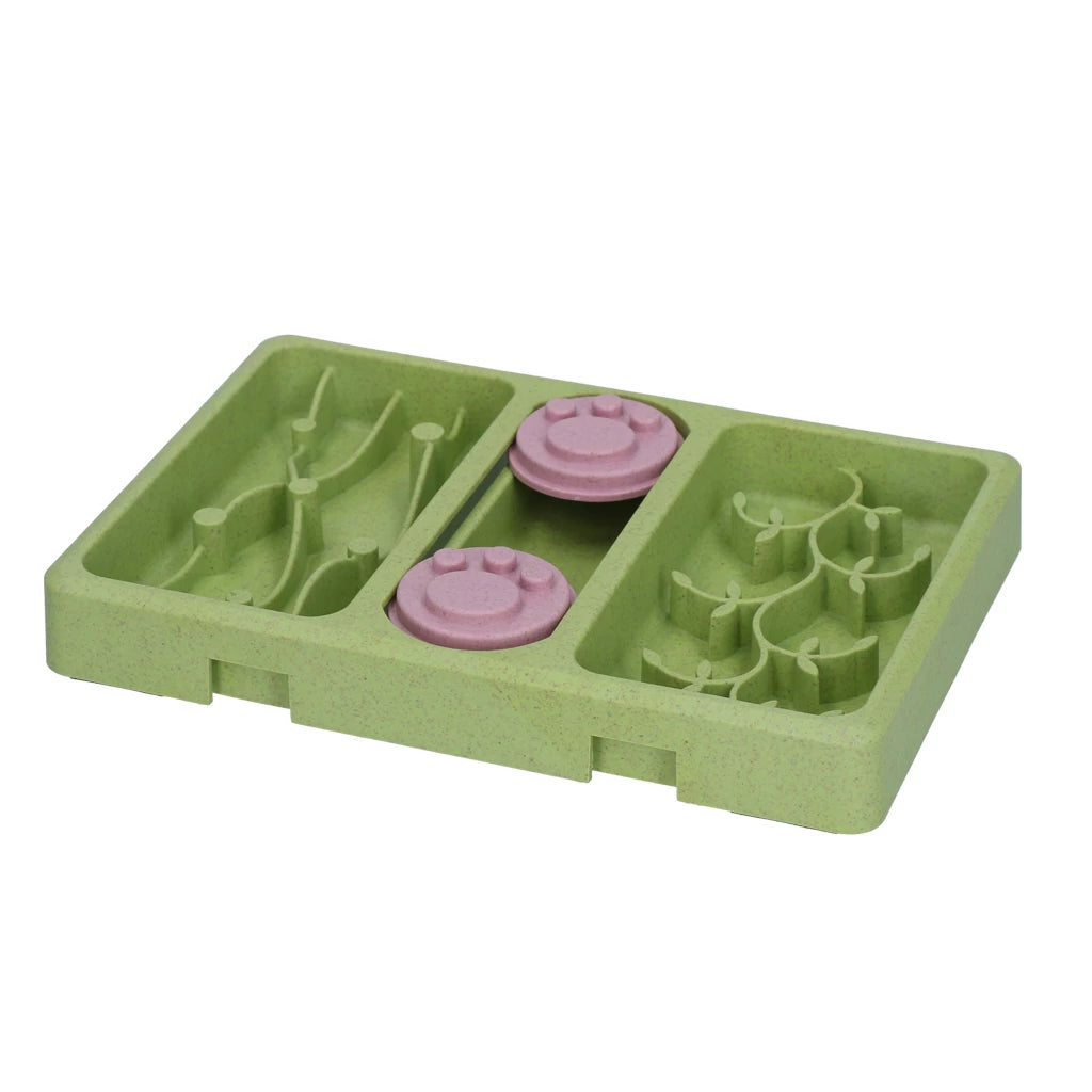 Iss langsam, lebe länger Mini-Hundepuzzle Lush Jungle