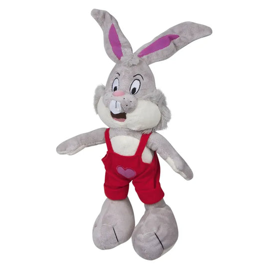 Bunny Hop hondenspeelgoed 25 cm kopen? Zacht knuffelspeeltje met pieper (squeaker) voor extra speelplezier. Perfect voor apporteren, spelen en knuffelen. Wasbaar op 30°C.
