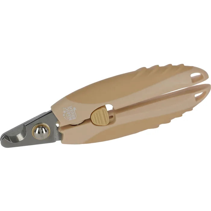 MagicBrush nagelknipper hond 14 cm goud. Scherp RVS lemmet, snijbeperking en veiligheidssluiting. Veilig en nauwkeurig knippen. Bestel nu!