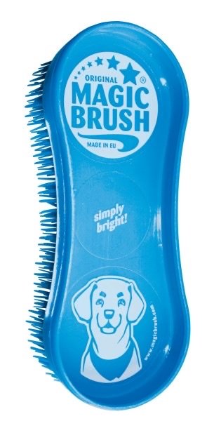 Magic Brush hondenborstel Blue Sky kopen? Ideaal voor honden met kort en halflang haar. Zachte reiniging, massage-effect en wasbaar tot 60°C. EU kwaliteit.