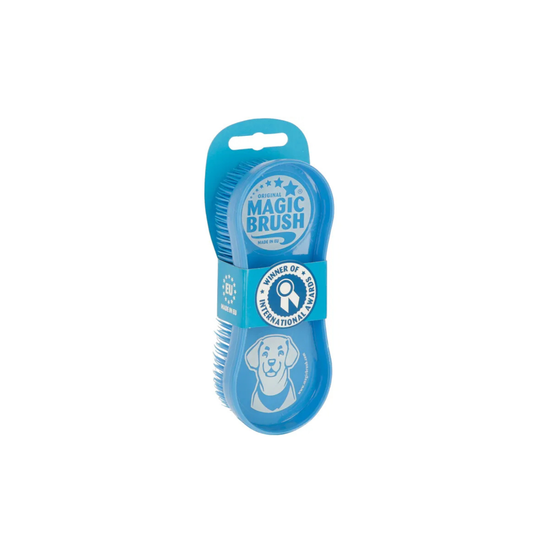Magic Brush hondenborstel Blue Sky kopen? Ideaal voor honden met kort en halflang haar. Zachte reiniging, massage-effect en wasbaar tot 60°C. EU kwaliteit.