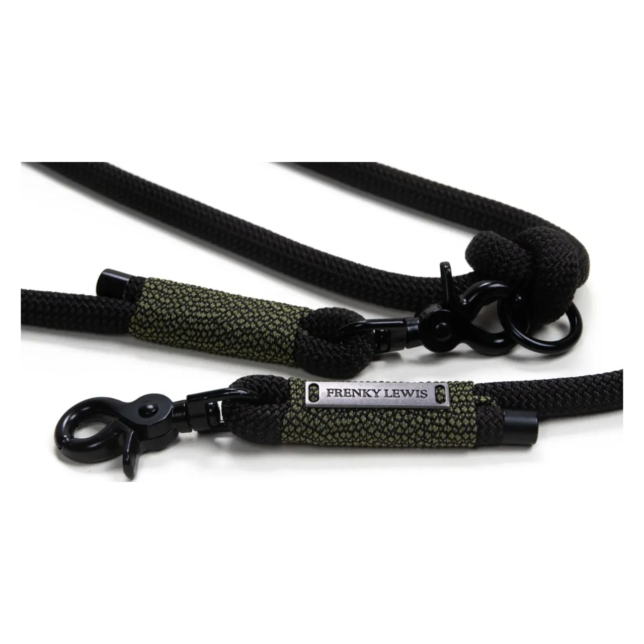 Frenky Lewis Freisprech-Hundeleine – Boba Black – 2,5 m