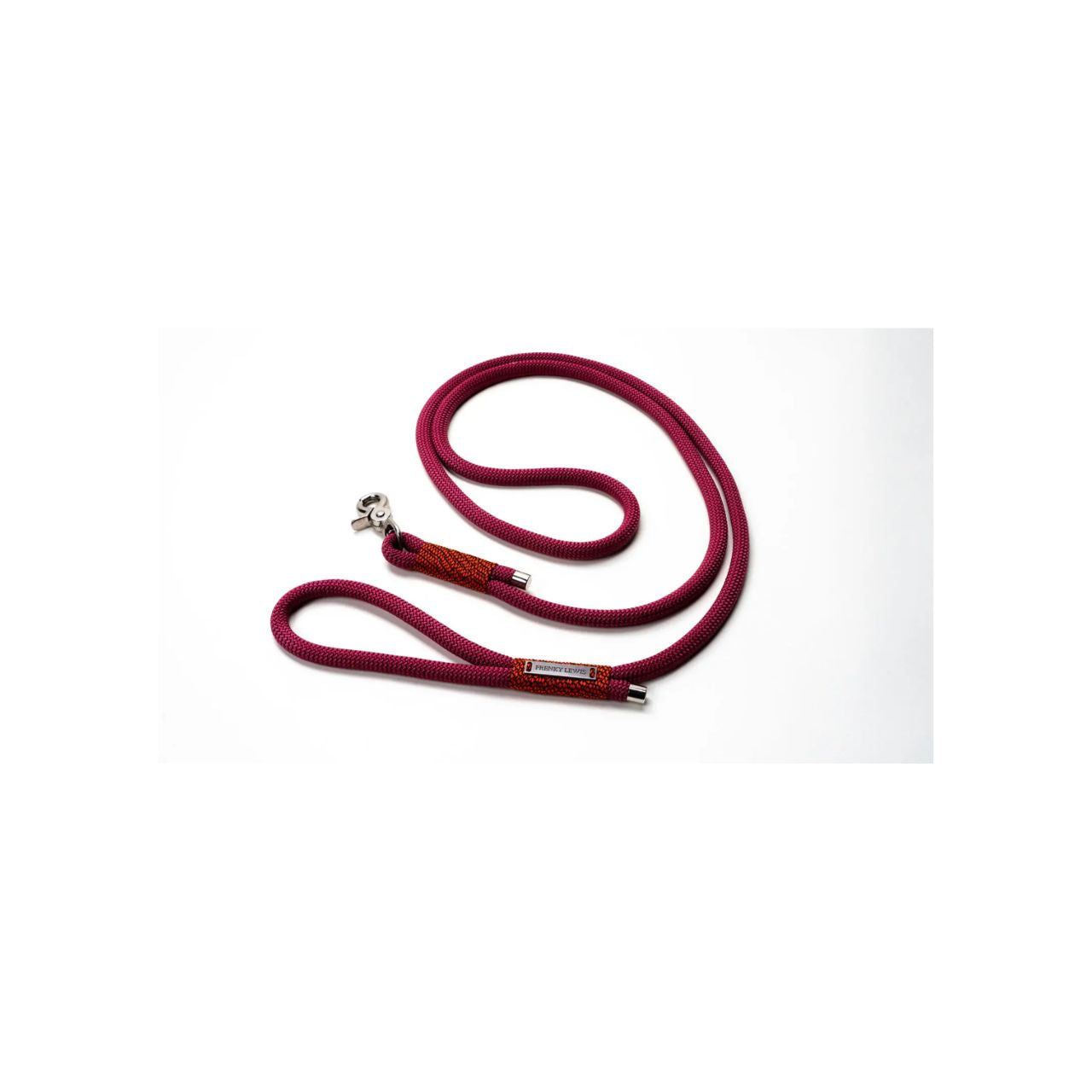 Frenky Lewis Hundeleine – Lila Mohn – 1,90 m