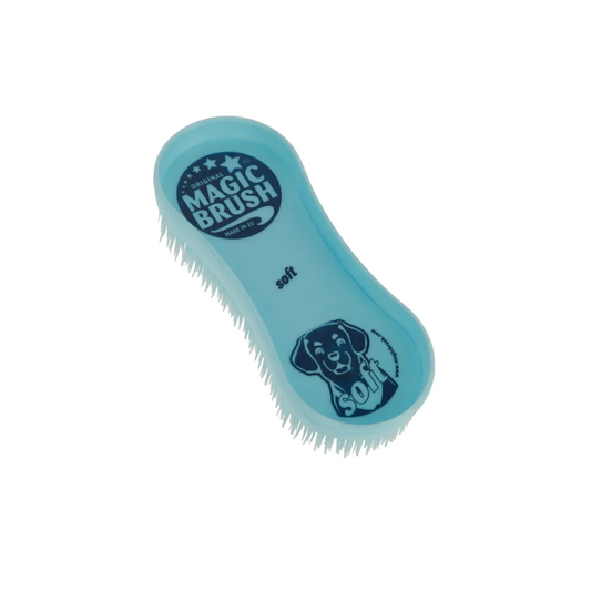 Magic Brush Dog Soft Ocean Blue Hondenborstel | Livin Dog Shop